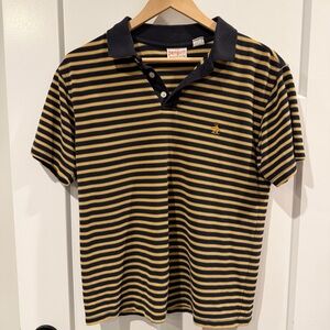Vintage 90’s Original Penguin Retro Striped Men’s Polo Shirt, Size S